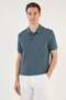 Cotton Regular Fit Buttoned 2-Pack Polo Neck T-Shirt Men's Polo Neck T-Shirt - 2