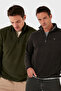 Slim Fit Anti-Pilling Non-Pilling Fleece-Lined Cold-Proof 2-Pack Fleece Men's Pola