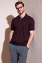 Cotton Regular Fit Stripe Detailed Buttoned Polo Collar 3-Pack t Shirt Men's t Shirt 5902118 - 4