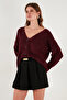 Oversize Fit Buttoned V-Neck Long Sleeve Knitwear Cardigan Cardigan 4616232 - 4