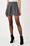 Patterned Cotton Winter Mini Shorts Skirt Shorts Skirt 611Sr0046 - 3