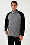 Slim Fit Half Zipper Cold-Proof Fleece-Lined Pack Fleece Men's Polar 5906055S2 - 3