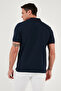 Cotton Regular Fit Stripe Detailed Buttoned Polo Collar 3-Pack t Shirt Men's t Shirt 5902118 - 6