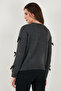 Premium Regular Fit Crew Neck Bow Detailed Knitwear Sweater Sweater 680Kz00155 - 7