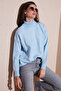 Premium Oversize Fit Turtleneck Soft Textured Knitwear Sweater Sweater 680Kz00469 - 2