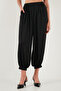 Comfort Fit High Waist Elasticized Leg Satin Pants Pants 68351217 - 3