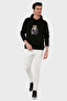 Cotton Regular Fit Printed Kangaroo Pocket Hooded Sweat Men's Sweat 6141005B - 5