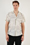 Cotton Regular Fit Short Sleeve Shirt Men's SHIRT CF24S117514 - 4