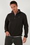 Slim Fit Anti-Pilling Non-Pilling Bato Collar Cold-Proof Fleece-Lined Fleece Men's Fleece - 3