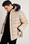 Slim Fit Faux Fur Plush Lined Removable Hooded Sweater Men's COAT 5761080 B - 8