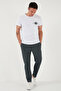 Regular Fit Normal Waist Straight Leg Tie-Up Jogger Pants Men's Pants Cf25617801 - 4
