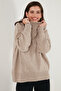 Premium Oversize Fit Turtleneck Soft Textured Knitwear Sweater Sweater 680Kz00469 - 4