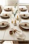 Set of 6 Leather Napkin Rings – Snap Napkin Rings, Elegant Tableware Accessory for Parties & Everyday Use - 4