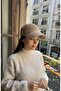 Open Back Flexible Ribbed Women's Hat with Ponytail Entry - 2