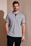 Cotton Regular Fit Buttoned Polo Neck 5'Li Package t Shirt Men t Shirt 590211827S5 - 3