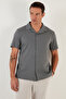 Cotton Regular Fit Short Sleeve 2'Li Package Shirt Men's Shirt 5902640S2 - 3