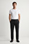 100% Cotton 2-Piece Single Jersey Compact Combed Cotton Fabric Men's Pajama Bottoms Comfortable Fit with Pockets Drawstring Anti-Sweat Breathable Black - Gray - 6