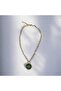Imported Brand Ari Model Green Steel Necklace 56cm - 4