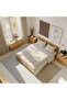 Minimal Flora - Floral Patterned Double Hybrid Duvet Cover Set - Without Sheets - 3