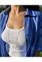 Square Pattern Wrapped Chain Necklace - 4