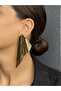 Wing Patterned Large Earrings