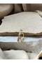 Ring V Pattern with Stone - 4