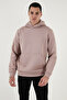 Regular Fit Hooded Kangaroo Pocket Fleece Lined Soft Sherpa Sweat Men's Sweat 5905281 - 4