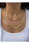 Thick Weave Gold Color Necklace - 4