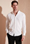 Cotton Striped Button Collar Long Sleeve Regular Fit Shirt Men's Shirt Cf23s112237