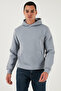 Regular Fit Hooded Kangaroo Pocket Fleece Lined Soft Sherpa Sweat Men's Sweat 5905281 - 3