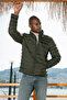 High Collar Zippered Pocket Slim Fit Puffer Coat Men's Coat 649002 - 2