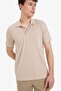 100% Cotton Regular Fit Polo Neck Short Sleeve Basic Plain Pique Fabric T-Shirt C1293Ax24Sp - 3