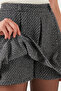 Patterned Cotton Winter Mini Shorts Skirt Shorts Skirt 611Sr0046 - 6