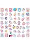50pcs Unicorn 50/100pcs Cute Cartoon Unicorn Stickers for Laptop Luggage Phone Car Scooter Funny Vin - 5