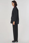 Patch Pocket Embossed Pattern Jacket Black - 3