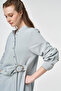Cross Buttoned Long Tunic Gray - 7