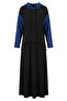 Sim Detailed Hooded Piece Set 2221-02 Black Cobalt - 6