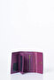 Faux Leather Rectangular Form Wallet Plum - 4