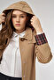 Shomize Collar Overcoat Beige - 8