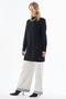 Turtleneck Basic Viscose Knitwear Tunic Black - 4