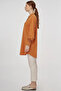 Stone Embroidered Shirt Collar Natural Fabric Tunic Amber - 4
