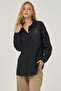 Abstract Pattern Tunic Black