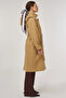 Hooded Kaşe Kaban Bitter Brown - 6