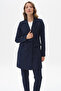 Basic Blazer Jacket Navy Blue - 4