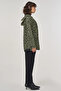 Abstract Pattern Viscose Jacket Lime - 2