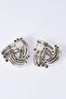 Twisted Earrings Silver - 3