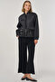 Sequin Detailed Bomber Jacket Black - 2