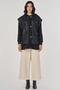 Pocket Detailed Hooded Jacket Black - 3