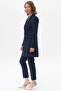 Basic Blazer Jacket Navy Blue - 2