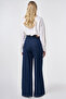Wide Leg Denim Trousers Silicone Enzyme Wash - 4
